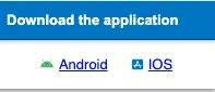Clearly Anywhere app download buttons