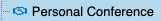 Personal Conferences menu option