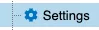 Settings menu option
