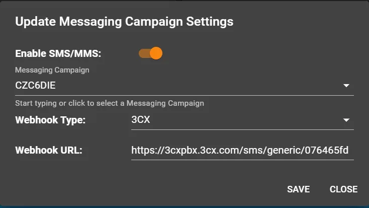 3cxSMS