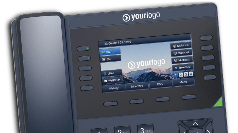 Rebrandable IP Phones