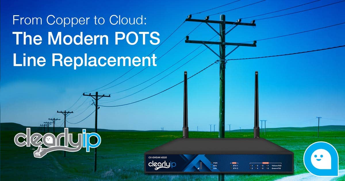 From Copper to Cloud: The Modern POTS Line Replacement