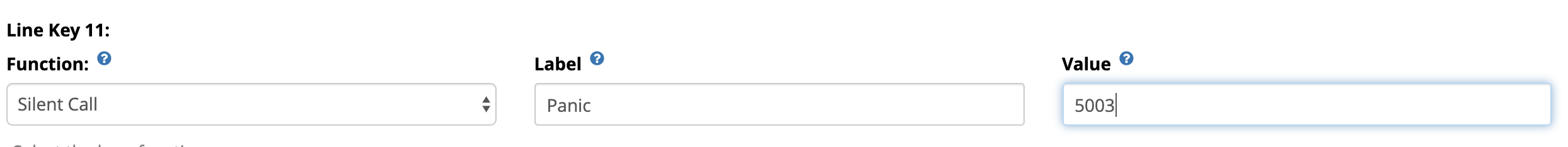 line key